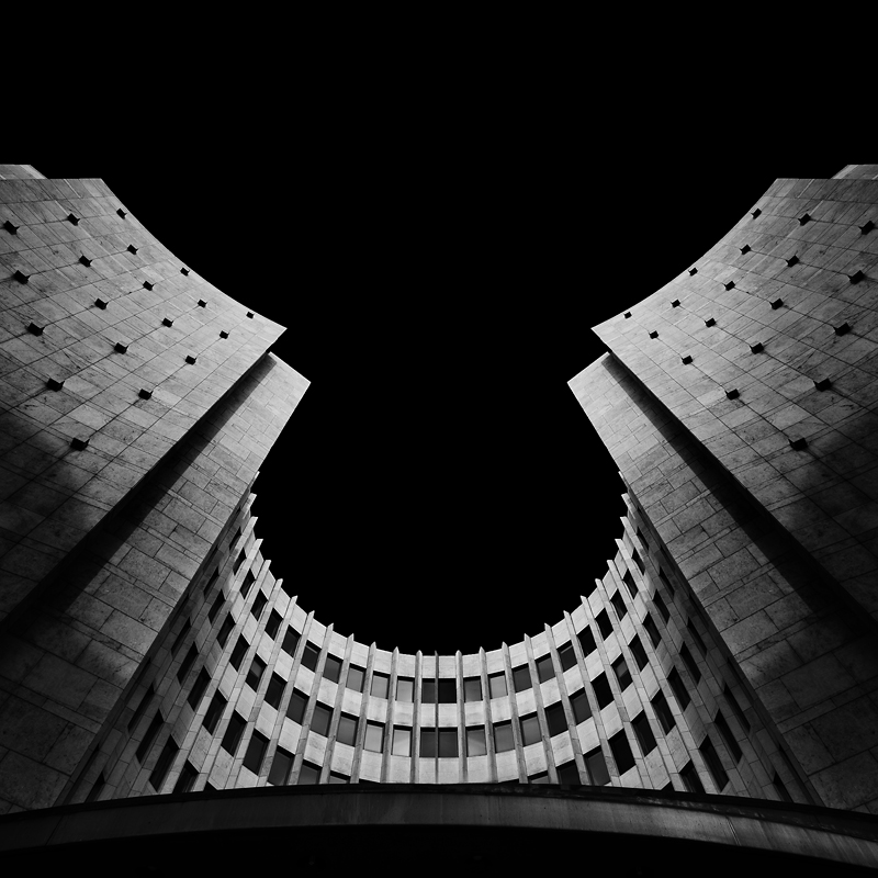 Köln Architektur in schwarz weiß fineart